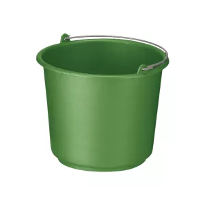 Seau rond vert 12 litres - gradué